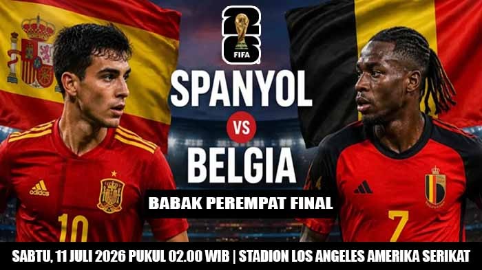 Akankah Belgia mampu membobol gawang Spanyol yang hingga saat ini belum kebobolan.
