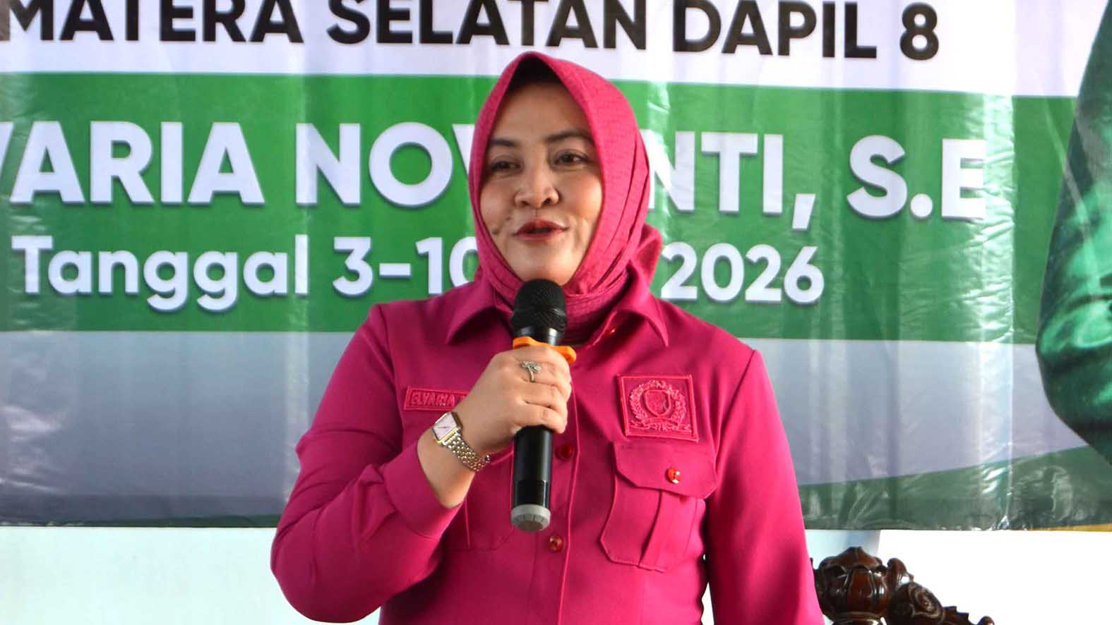 Anggota Komisi IV DPRD Provinsi Sumatera Selatan (Sumsel), Elvaria Novianti, S.E