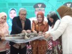 Tim Penggerak PKK Kabupaten Musi Banyuasin menggelar Pembukaan Kegiatan Peragaan Pembuatan Gambo Ecoprint di Pendopoan Griya Bumi Serasan Sekate, Jumat 10 Juli 2026. Foto: Dok. Pemkab Muba