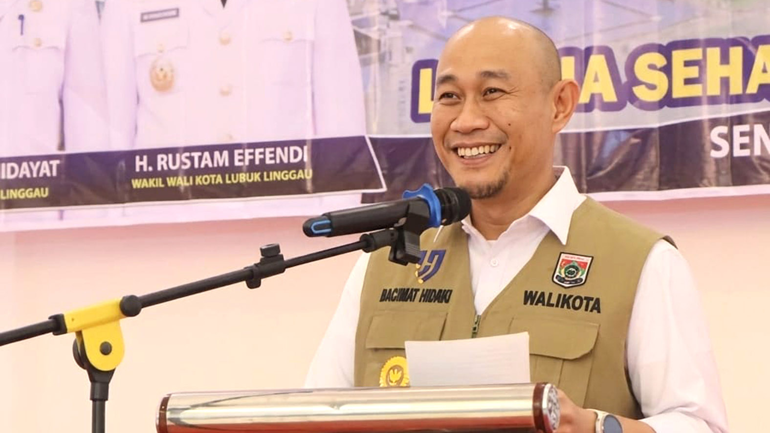 Wali Kota Lubuk Linggau, H Rachmat Hidayat