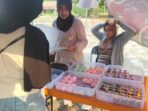 Booth penjualan mochi aneka rasa di kawasan Air Kuti, Kecamatan Lubuk Linggau Timur I. FOTO: DOK. PUTRI ANANDA