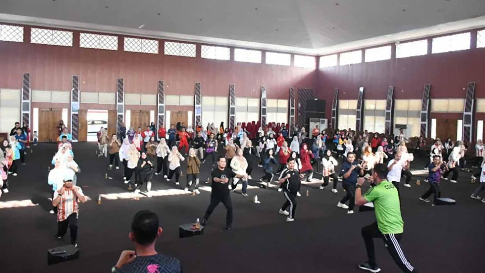 Menjaga kesehatan harus jadi bagian dari budaya kerja di lingkungan Pemkab Banyuasin. Foto: Dok. Pemkab Banyuasin
