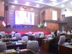 Rapat Paripurna DPRD Kabupaten Musi Rawas dalam rangka mendengarkan pandangan umum fraksi-fraksi dewan terhadap Rancangan Peraturan Daerah (Raperda) tentang Pertanggungjawaban Pelaksanaan APBD Kabupaten Musi Rawas Tahun Anggaran 2025