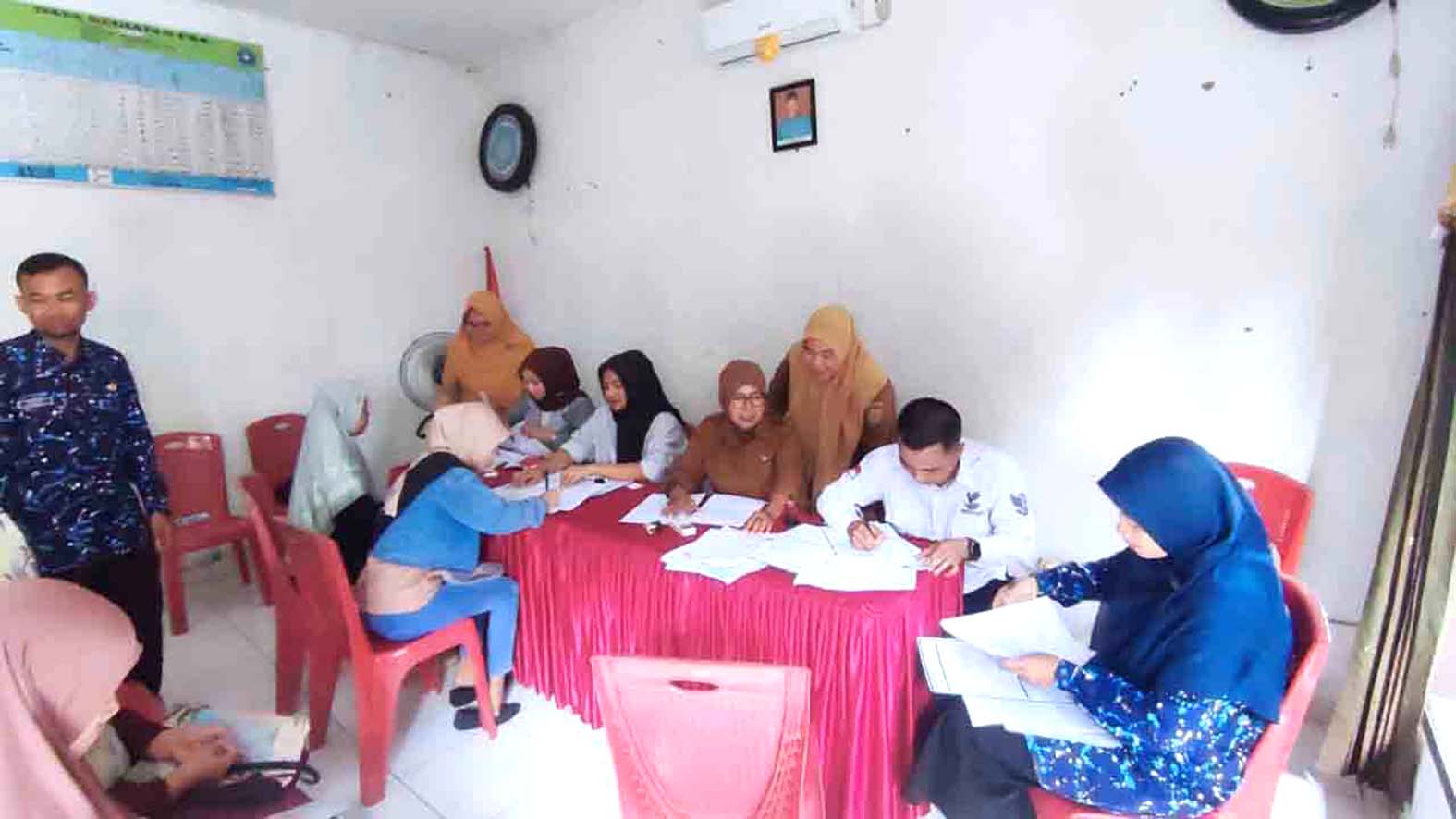 Penyaluran Kartu di Kecamatan Purwodadi Kabupaten Musi Rawas