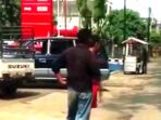SC video aksi mereka meminta pungutan terhadap pengendara yang mengantre BBM, Rabu 8 Juli 2026 sekitar pukul 12.00 WIB di Media Sosial (Medsos).