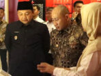 Wali Kota Lubuk Linggau, H Rachmat Hidayat bersama rombongan saat melakukan Kunjungan Studi (Benchmarking) Penyelenggaraan Infrastruktur Telekomunikasi pada Ruang Milik Jalan (Rumija), di Sabdha Mandala Madya, Balai Kota Mojokerto, Rabu 5 Agustus 2026.