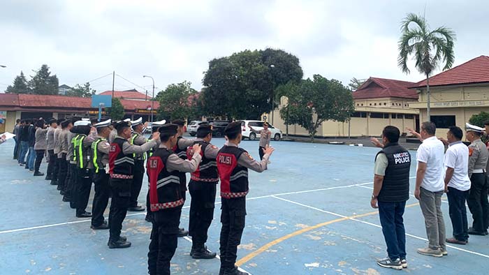 Pelaksanaan Apel Standby On Call (SOC) Regu 1 di Halaman Mapolres Musi Rawas, Sabtu 1 Agustus 2026 Pukul 08.00 WIB.